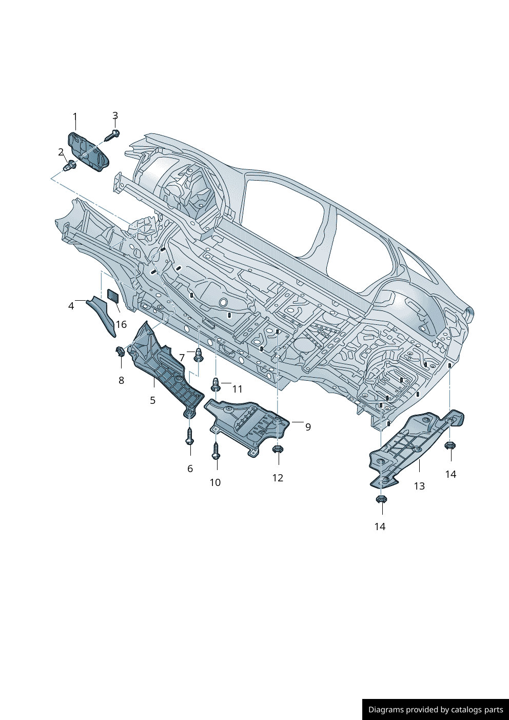 Car part diagram