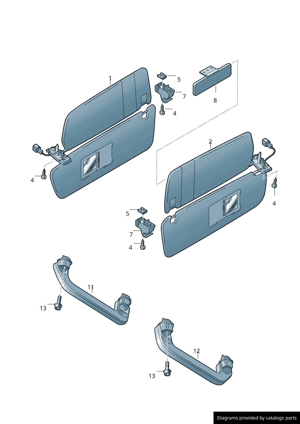 Car part diagram