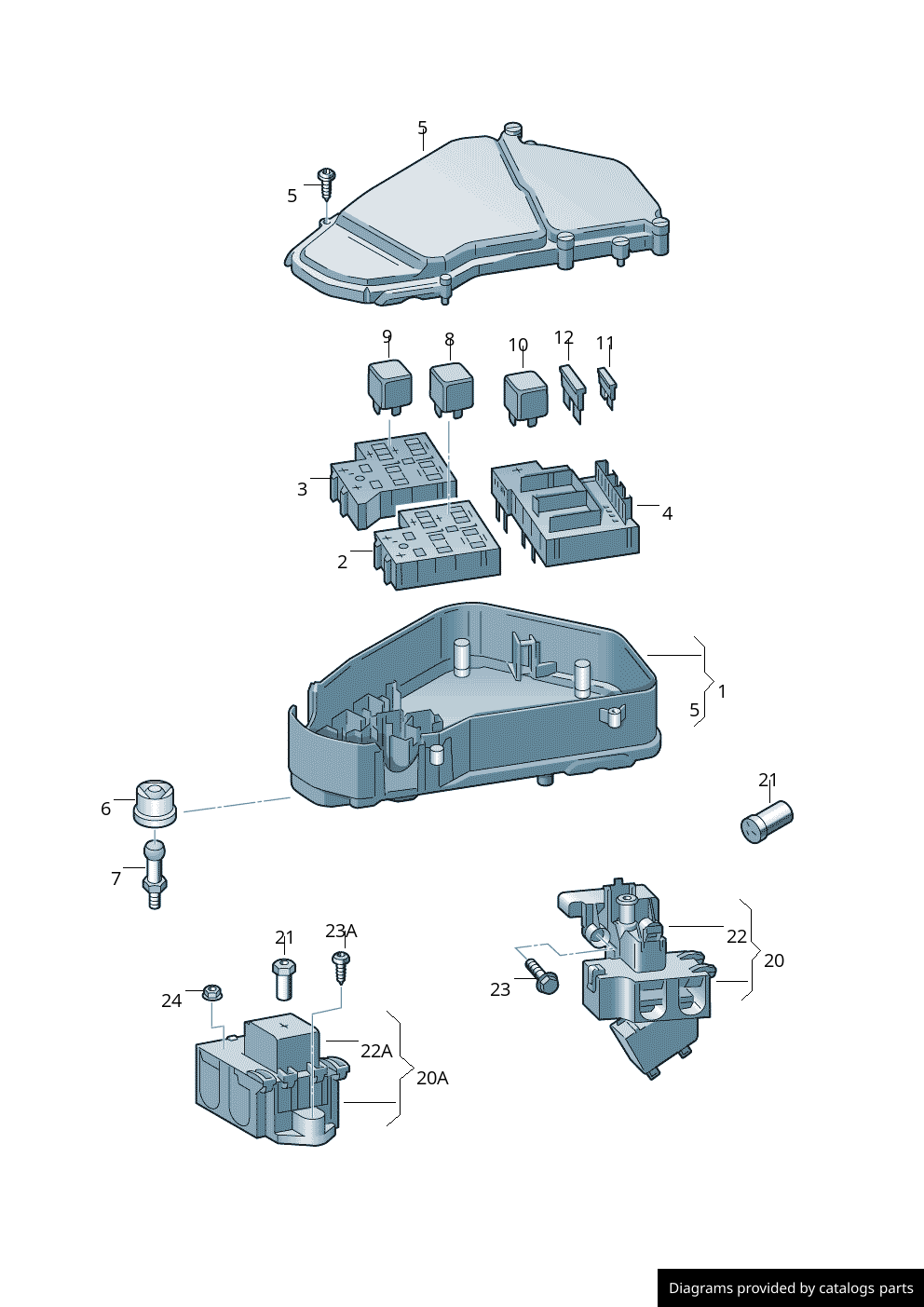 Car part diagram