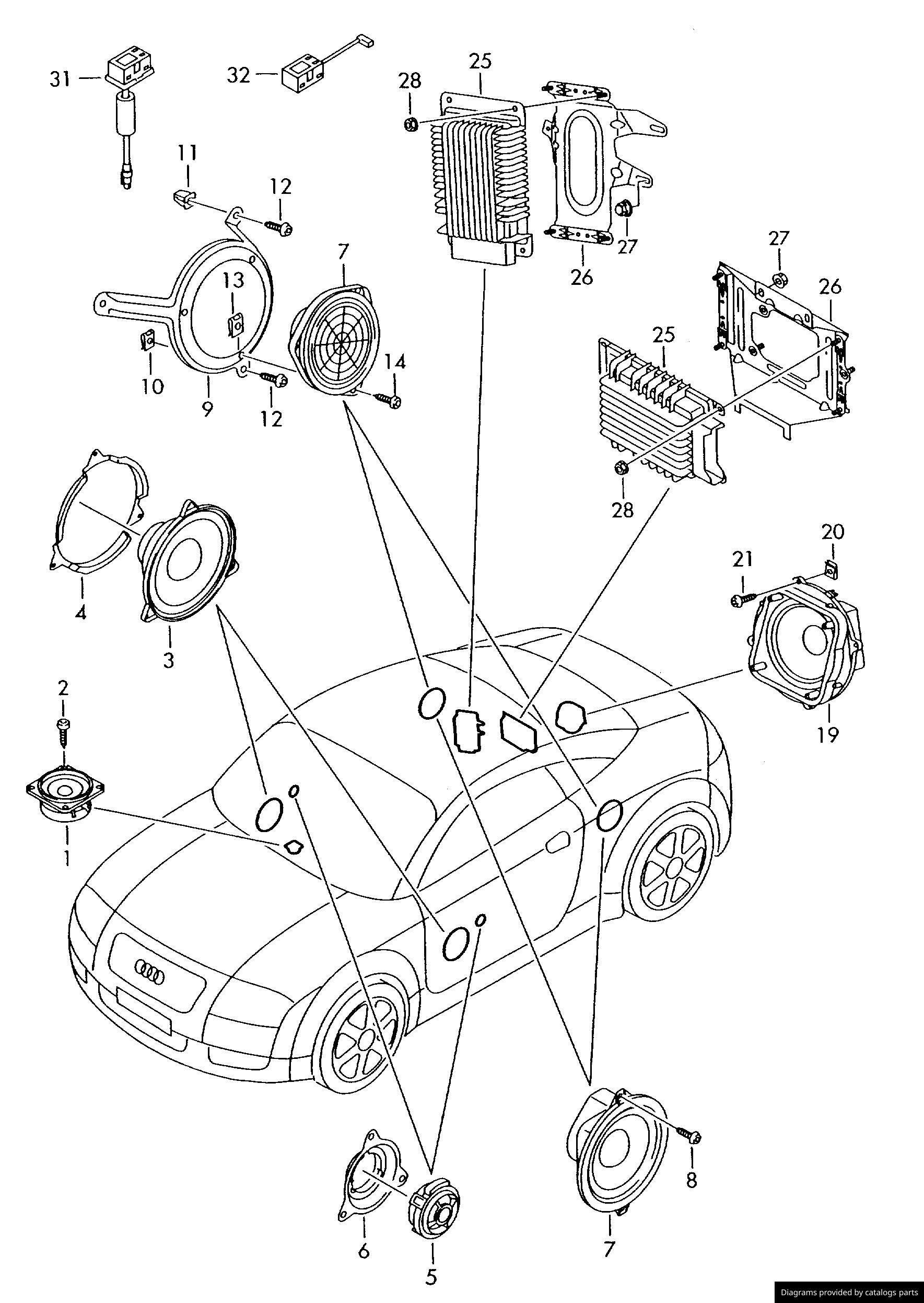Car part diagram