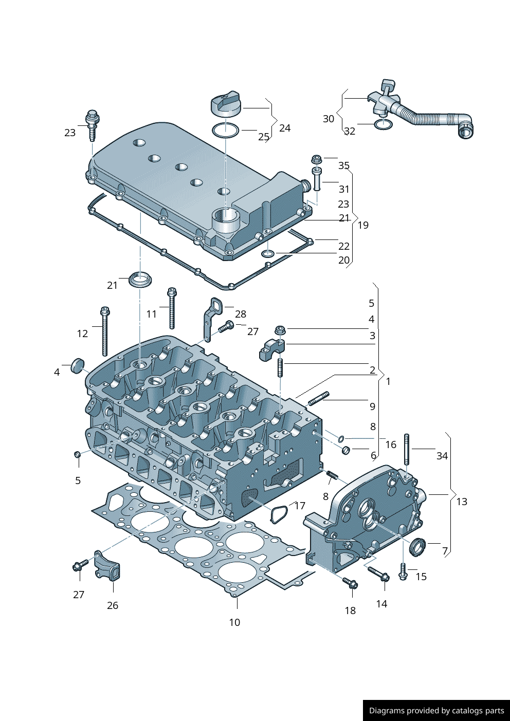 Car part diagram