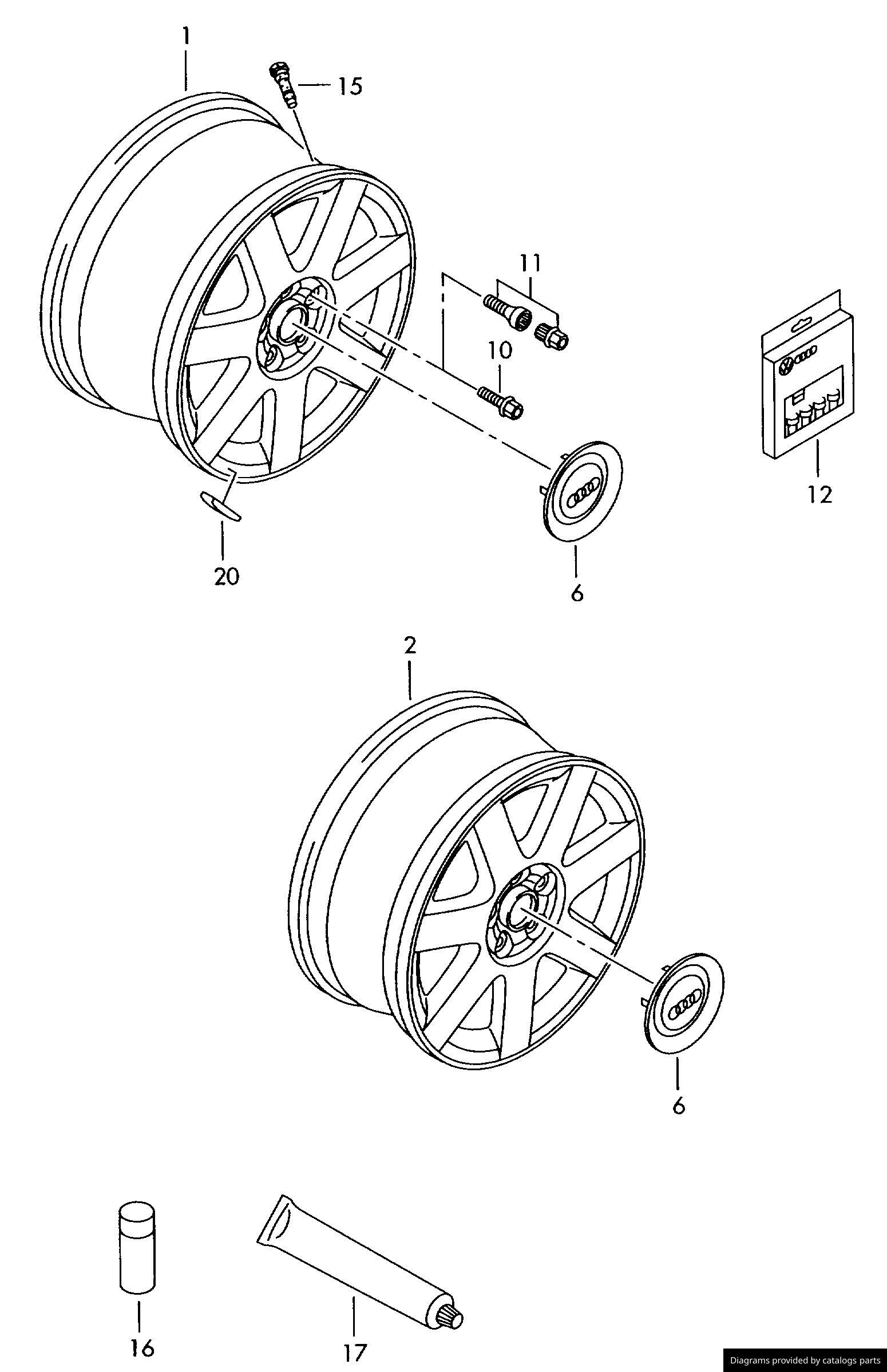 Car part diagram