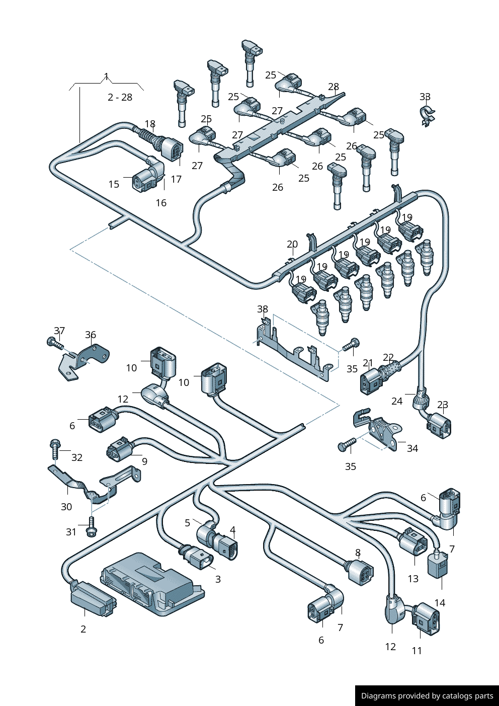 Car part diagram