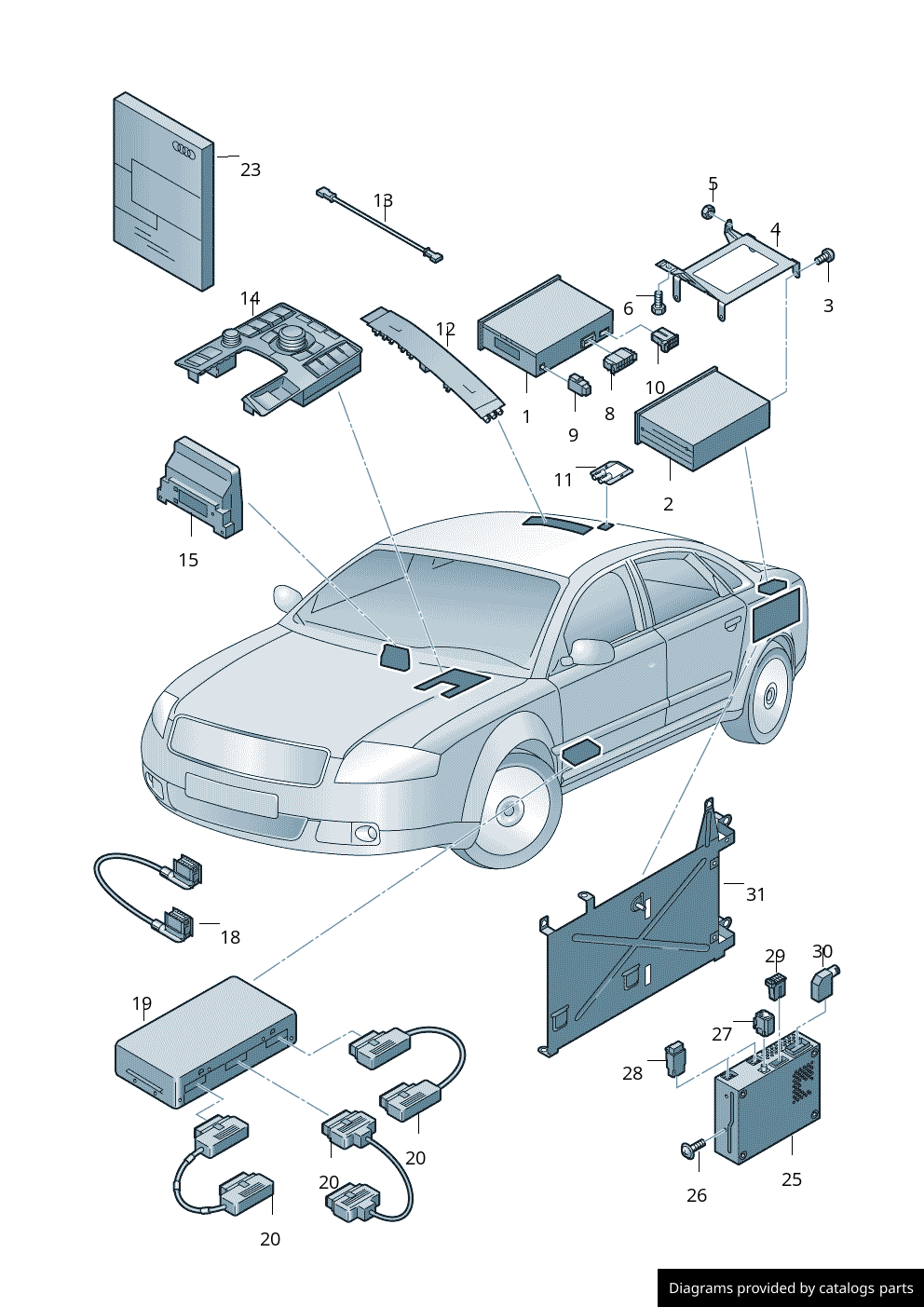 Car part diagram