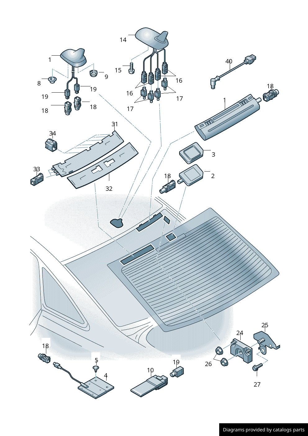 Car part diagram