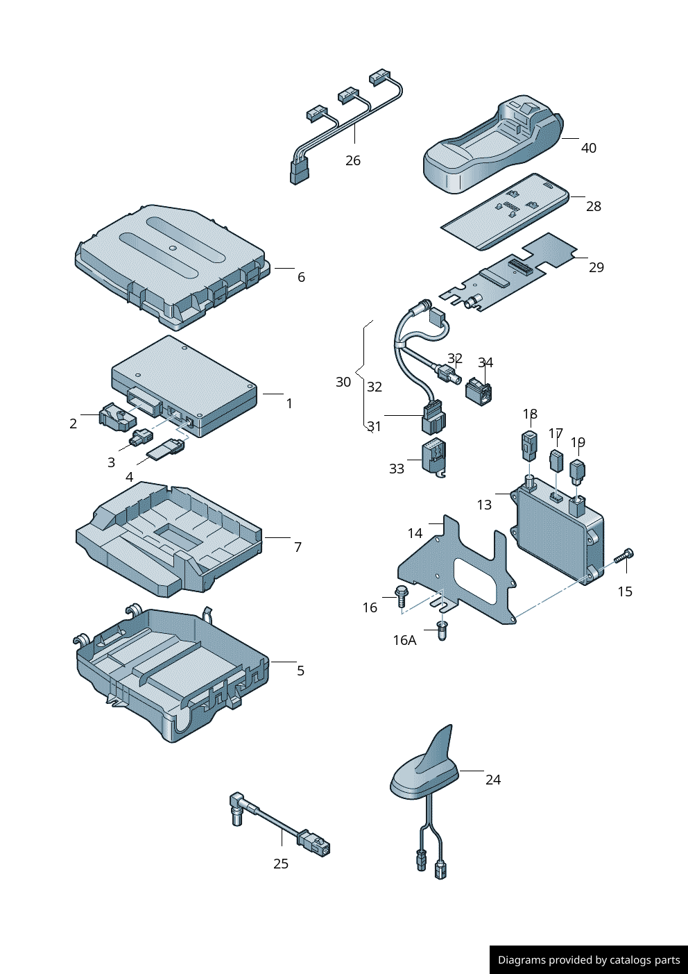 Car part diagram