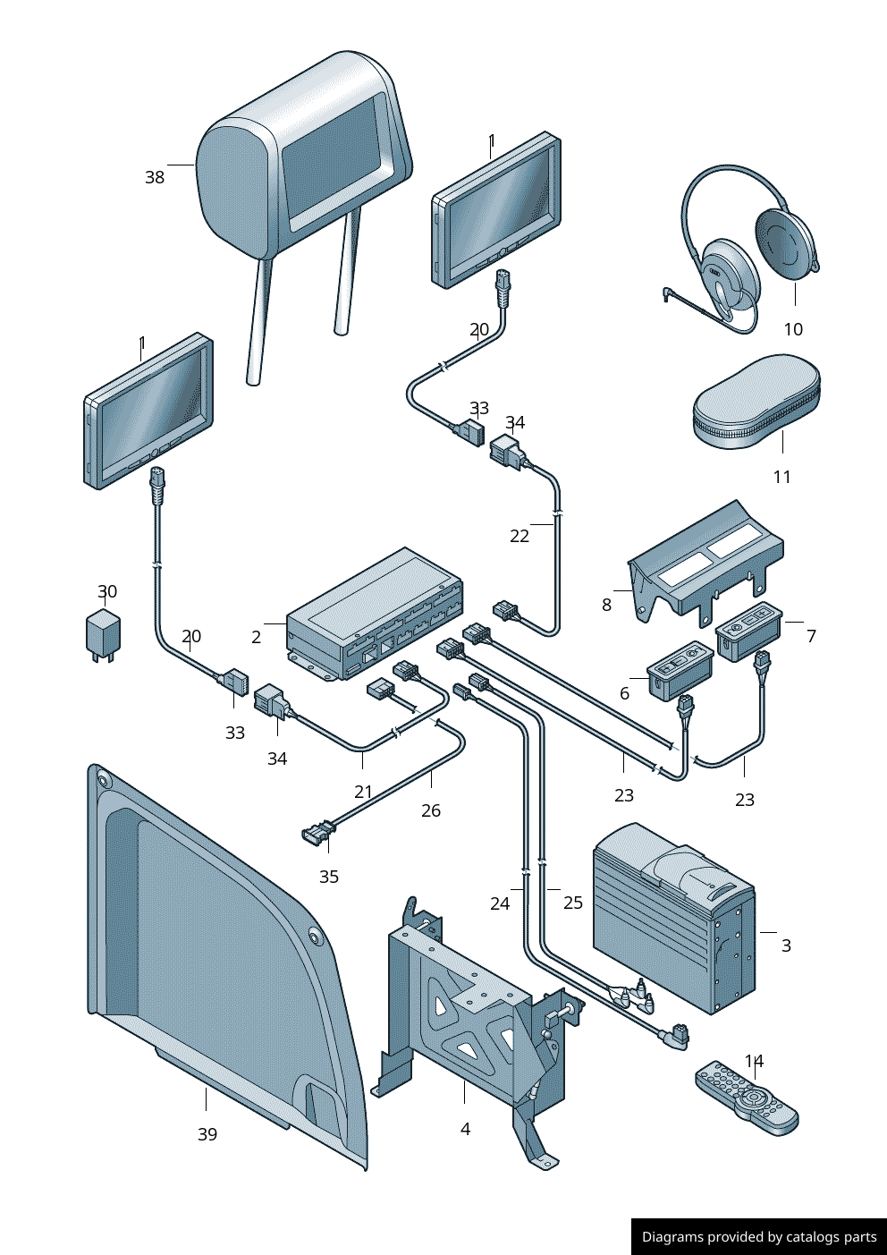 Car part diagram