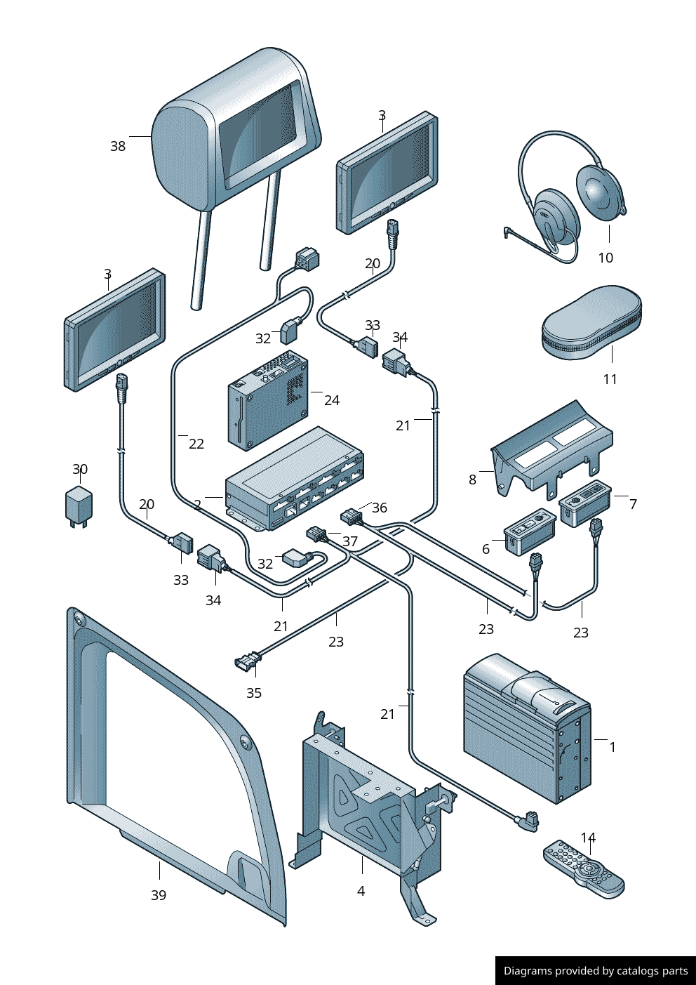 Car part diagram