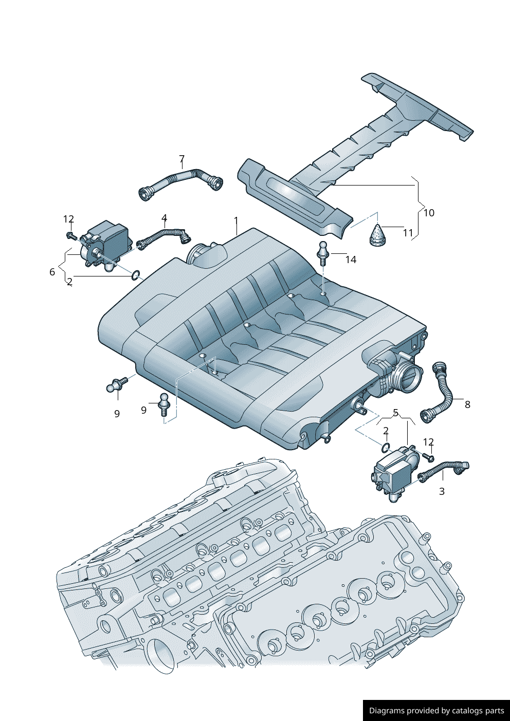 Car part diagram