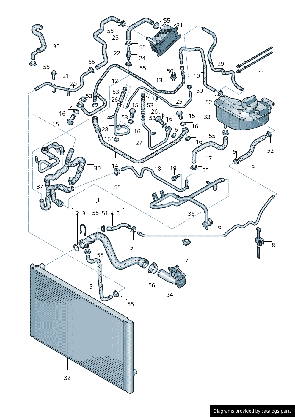 Car part diagram