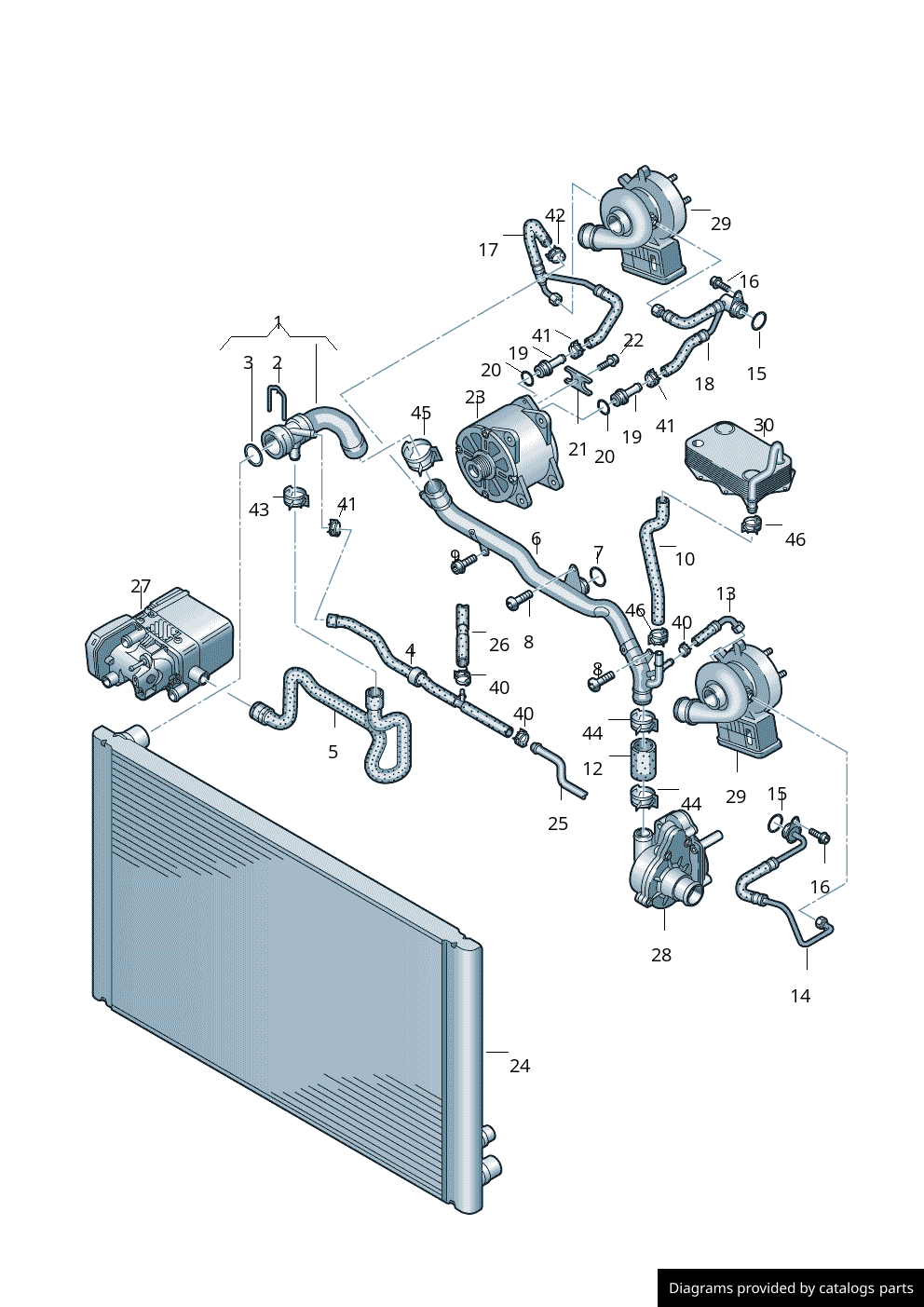 Car part diagram