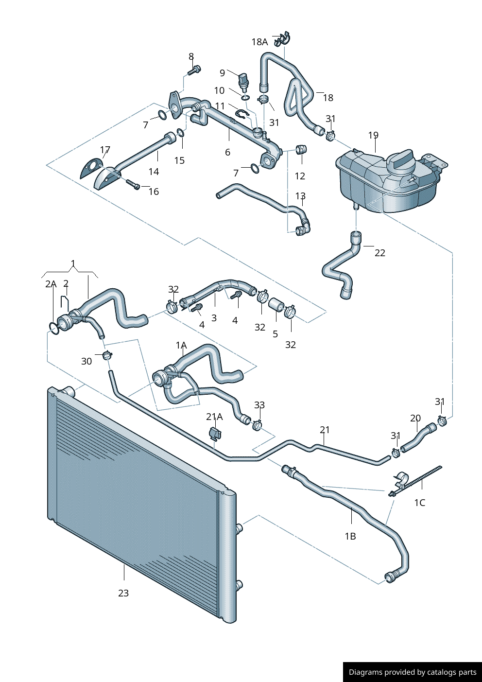 Car part diagram