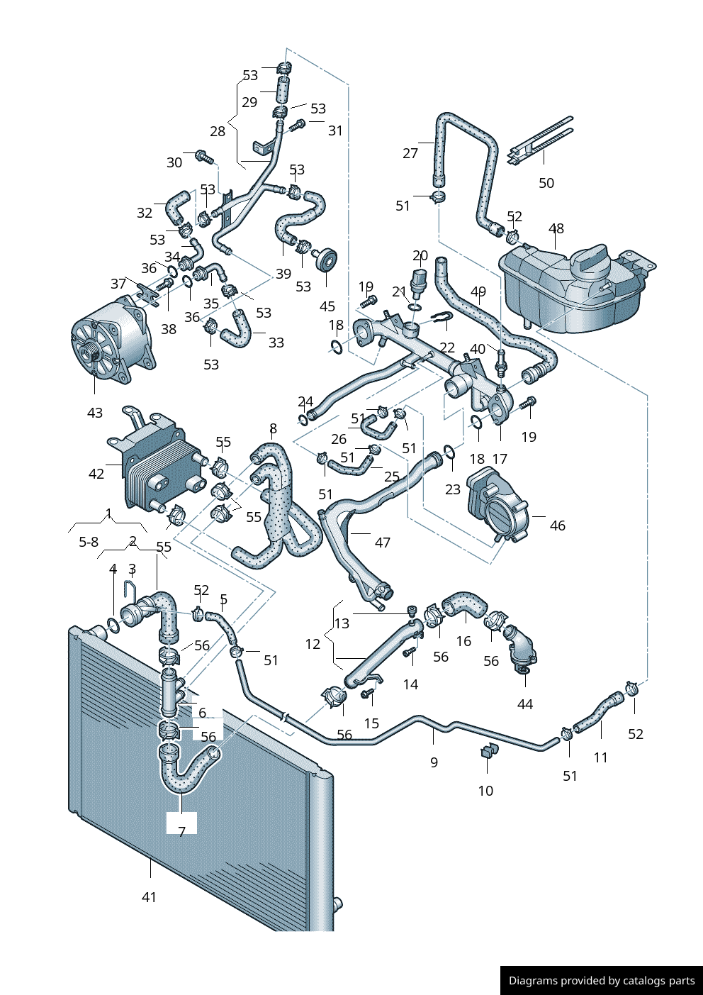 Car part diagram