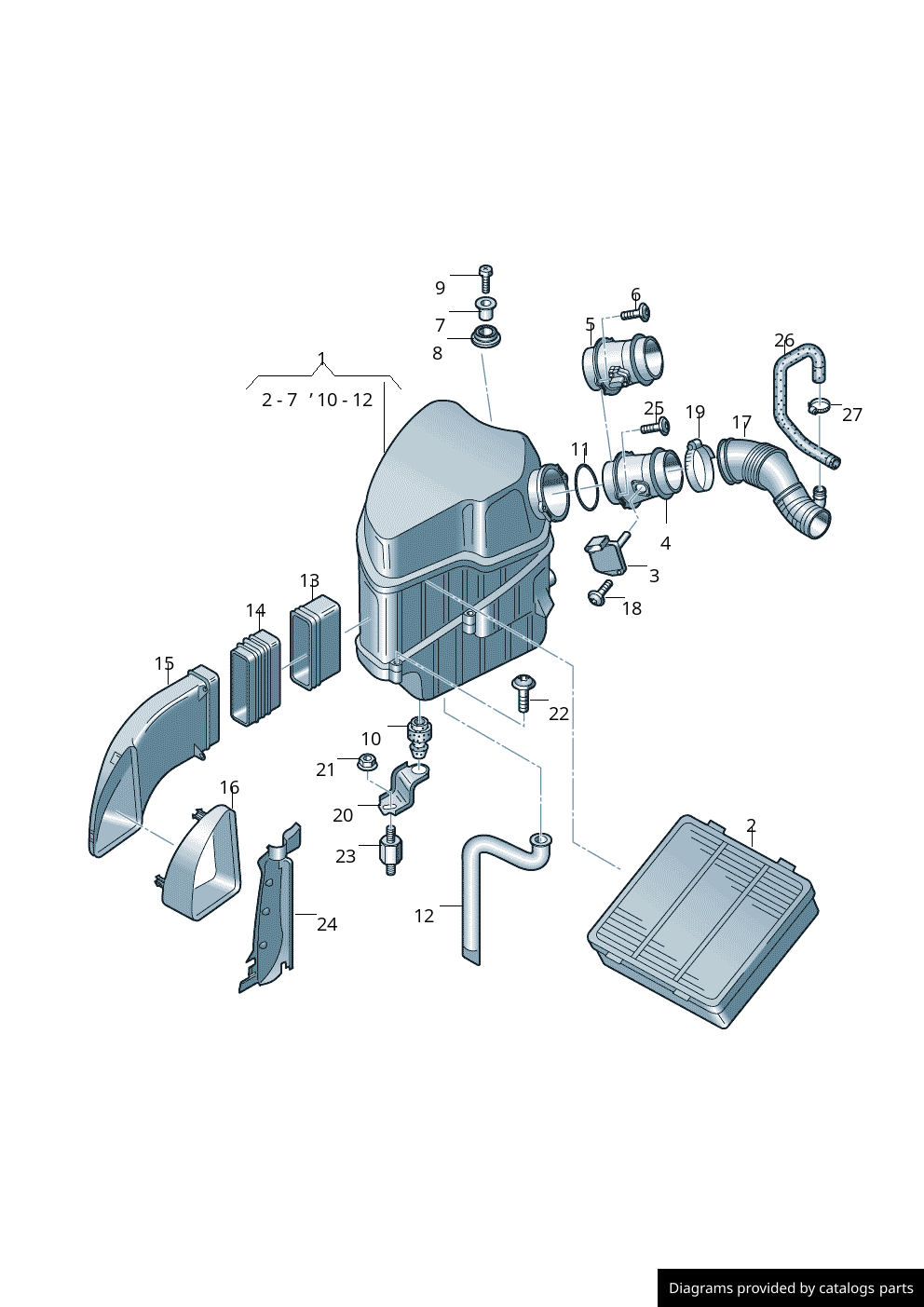 Car part diagram