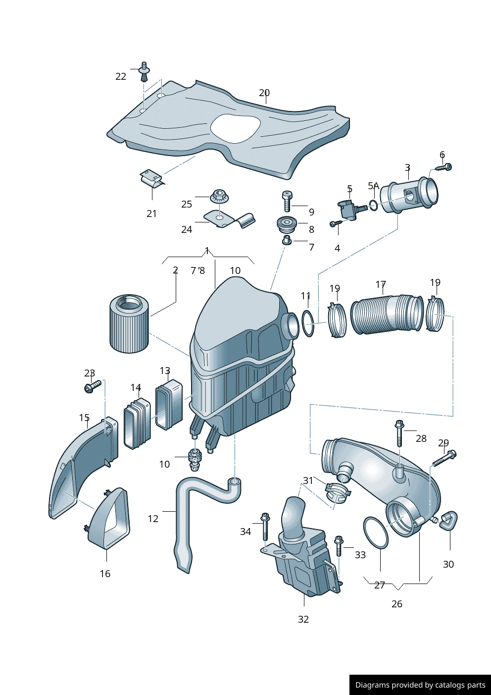 Car part diagram