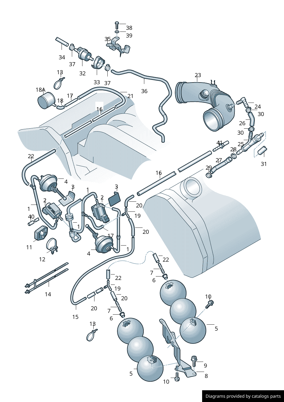 Car part diagram