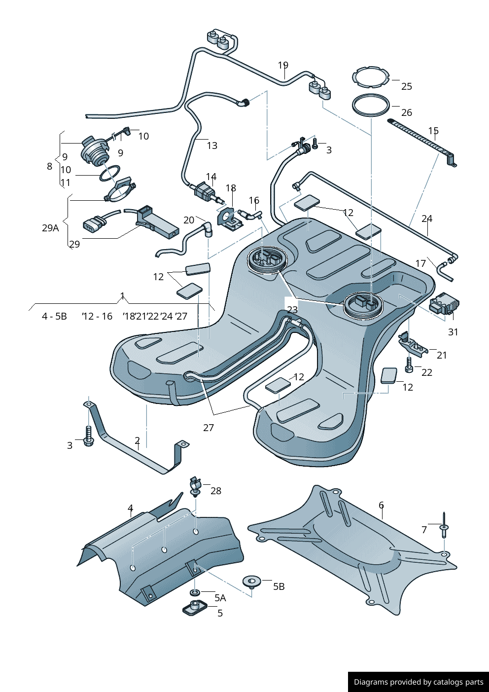 Car part diagram