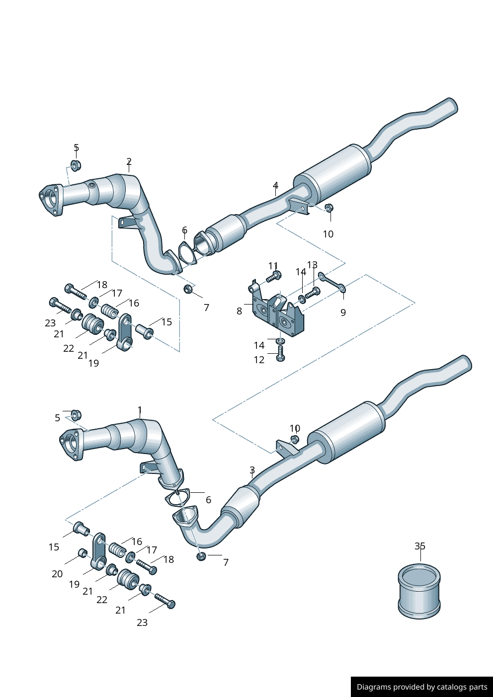 Car part diagram
