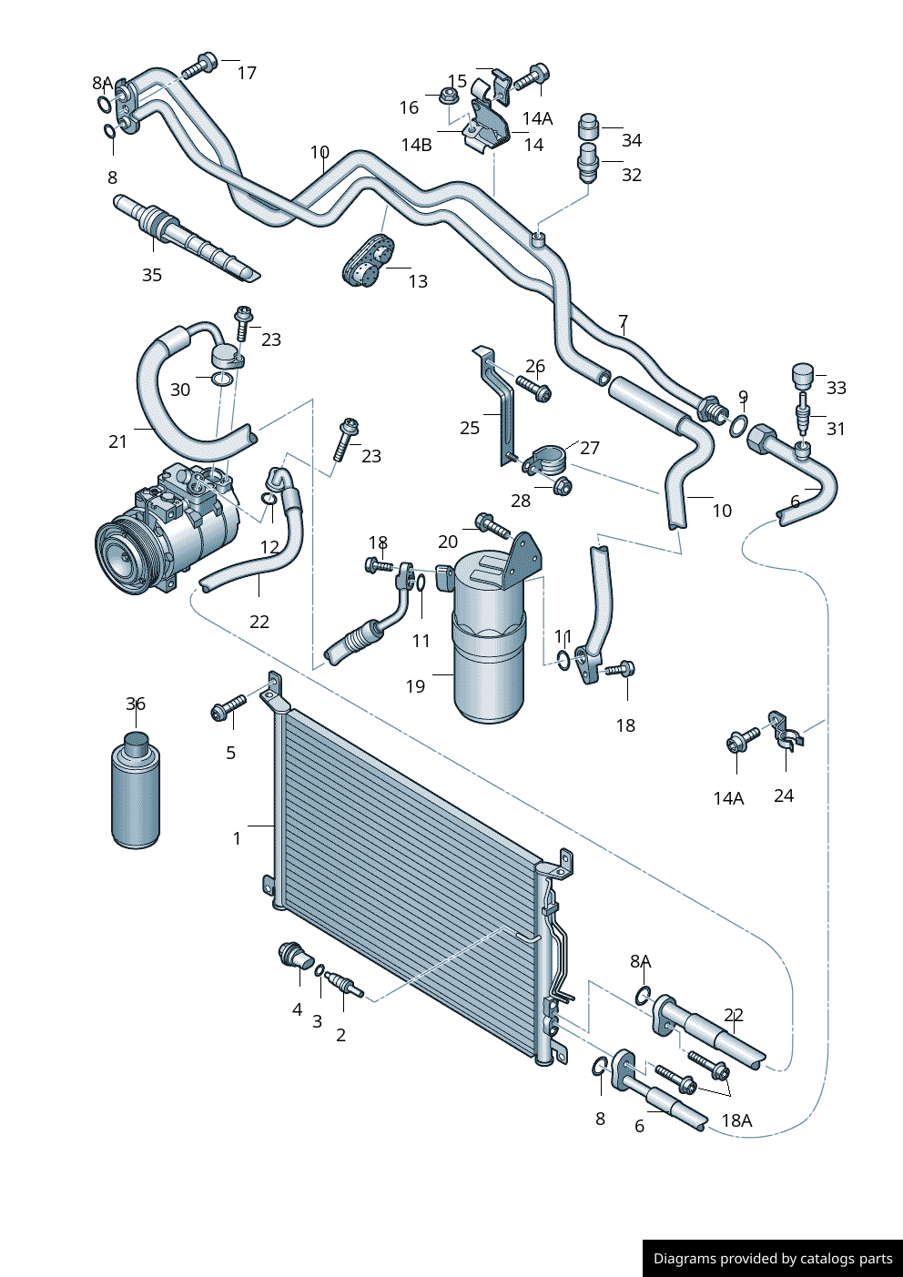 Car part diagram