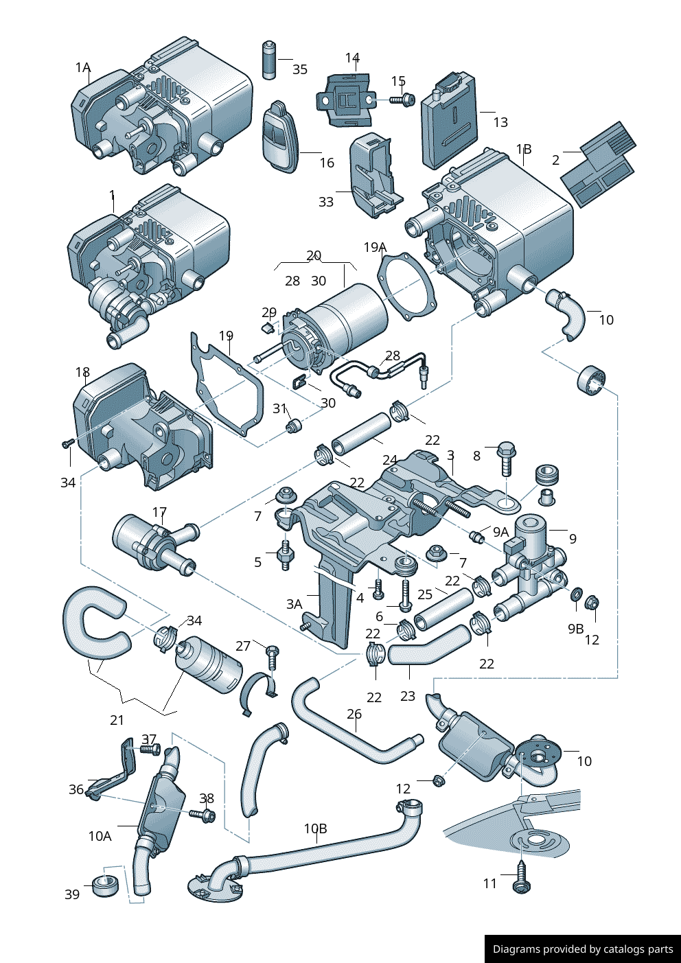 Car part diagram