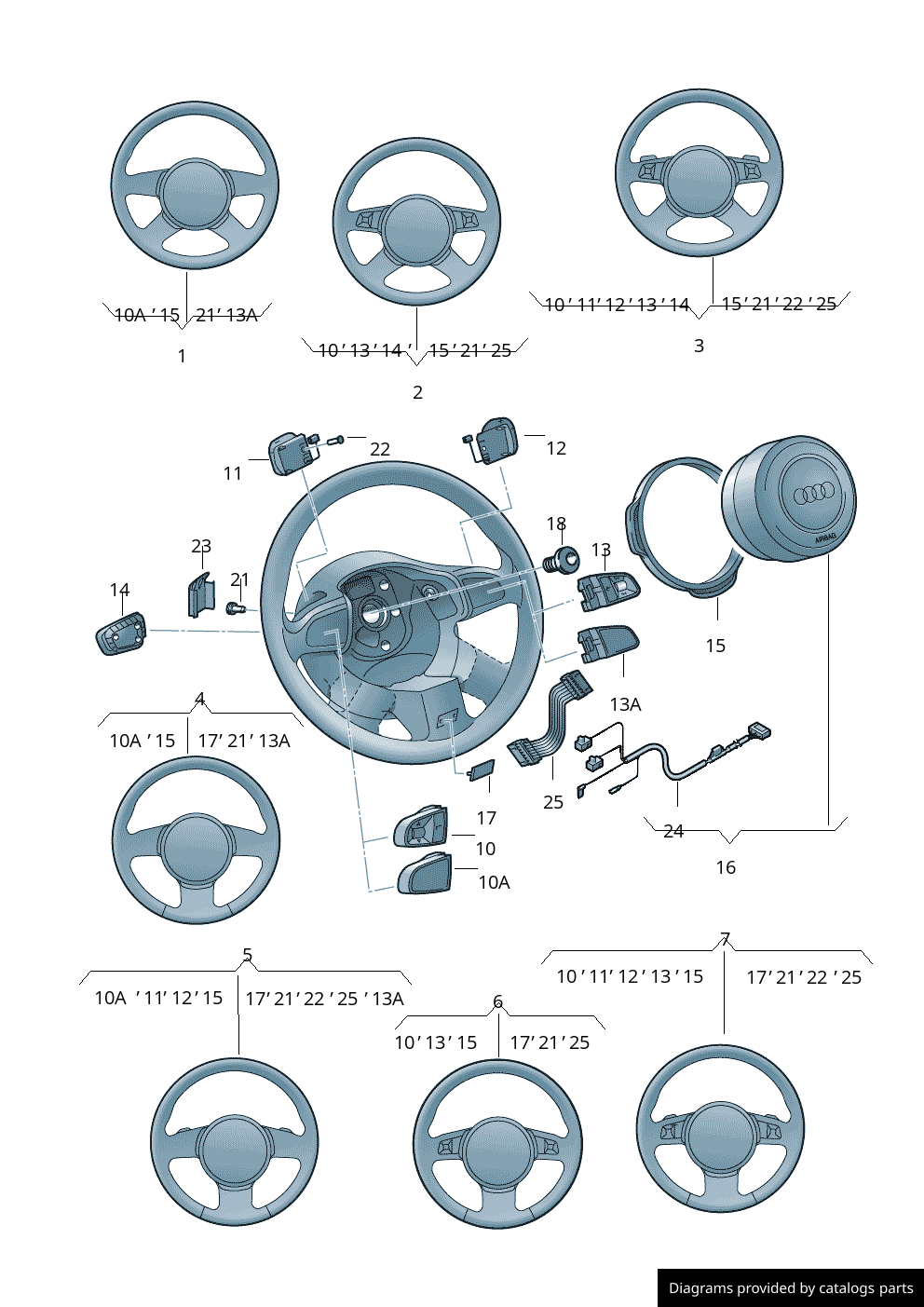 Car part diagram