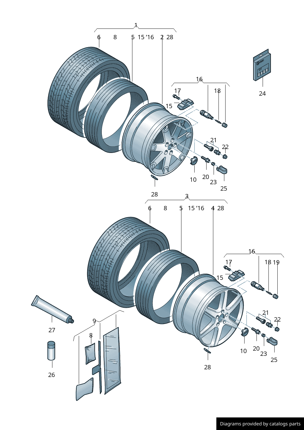 Car part diagram
