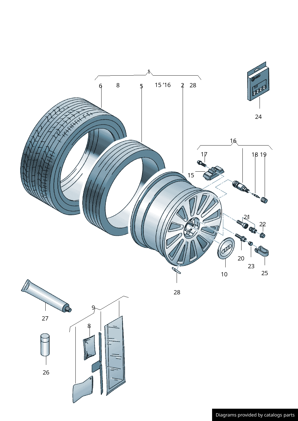 Car part diagram