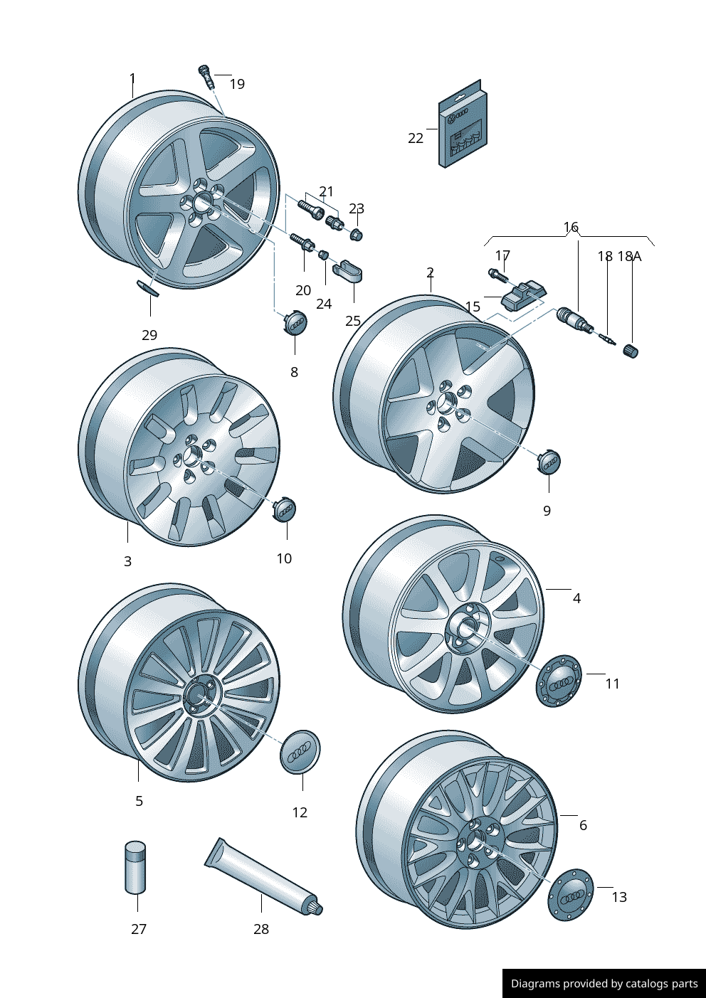 Car part diagram
