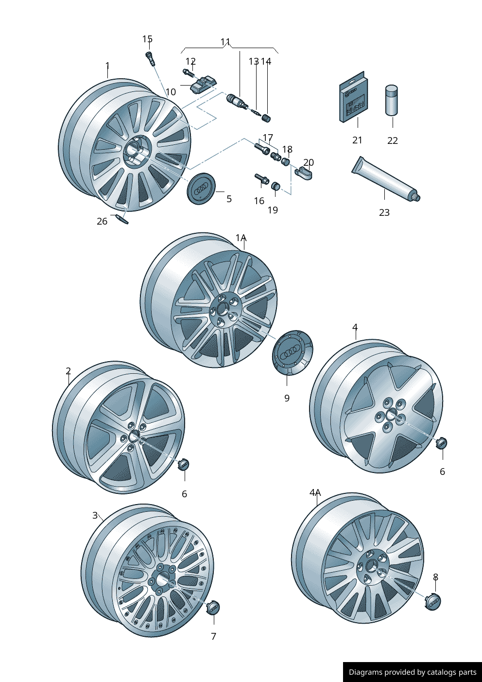 Car part diagram