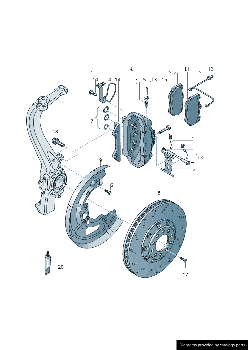 Car part diagram