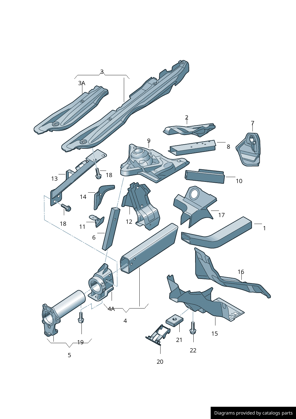 Car part diagram