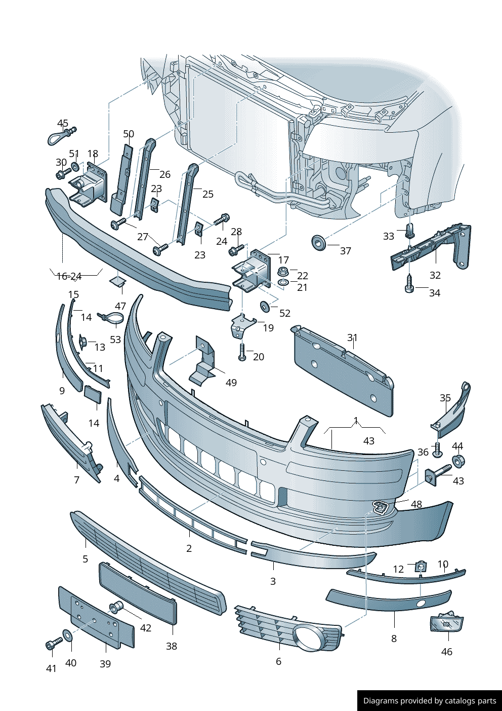 Car part diagram