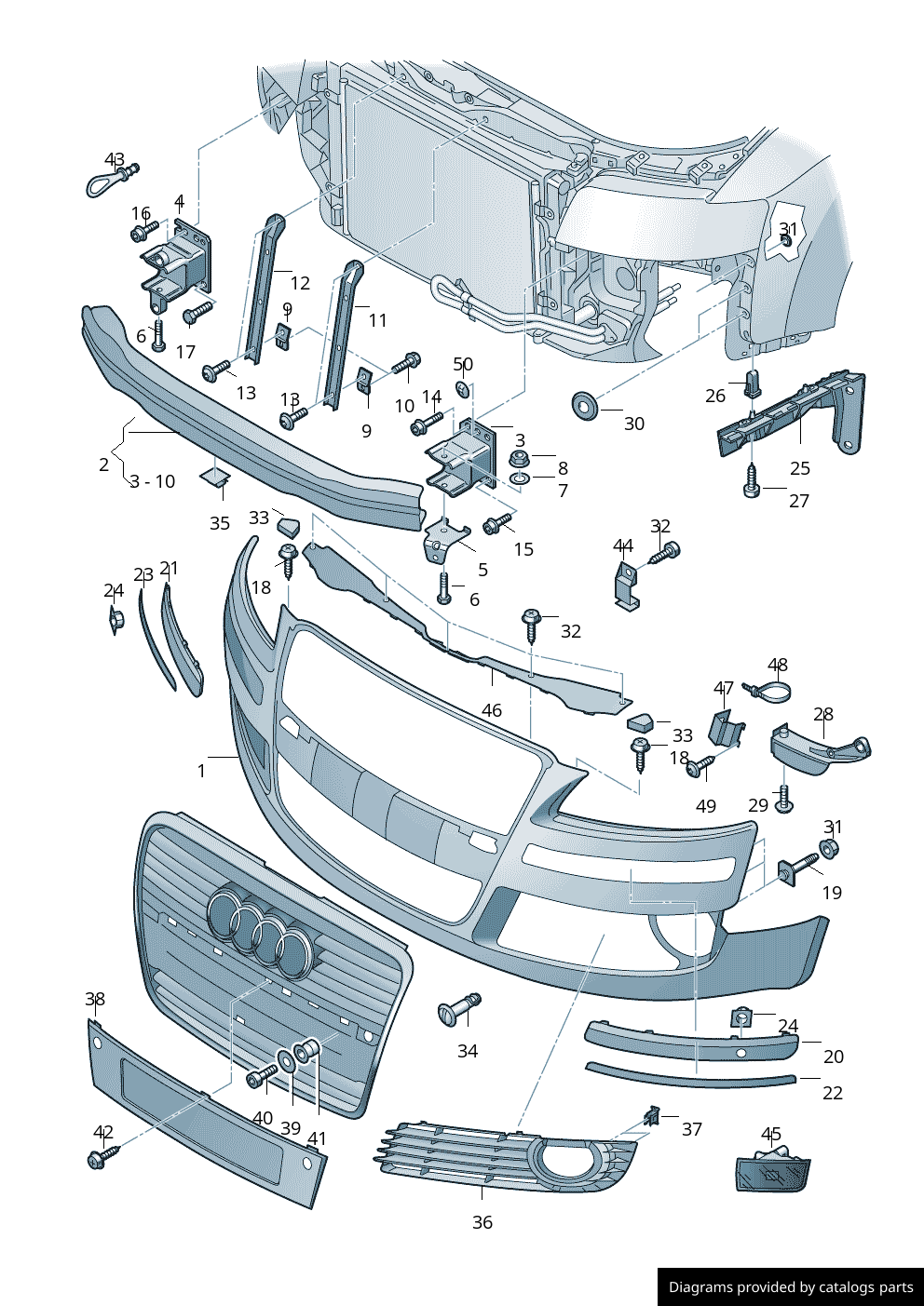 Car part diagram