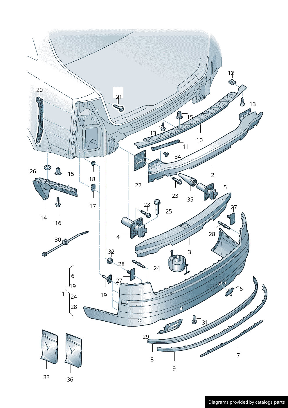 Car part diagram