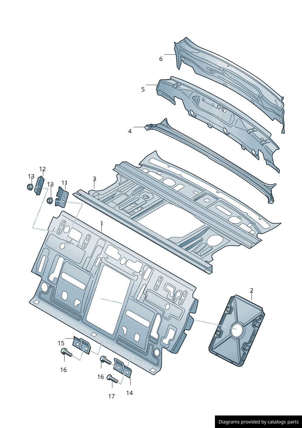 Car part diagram