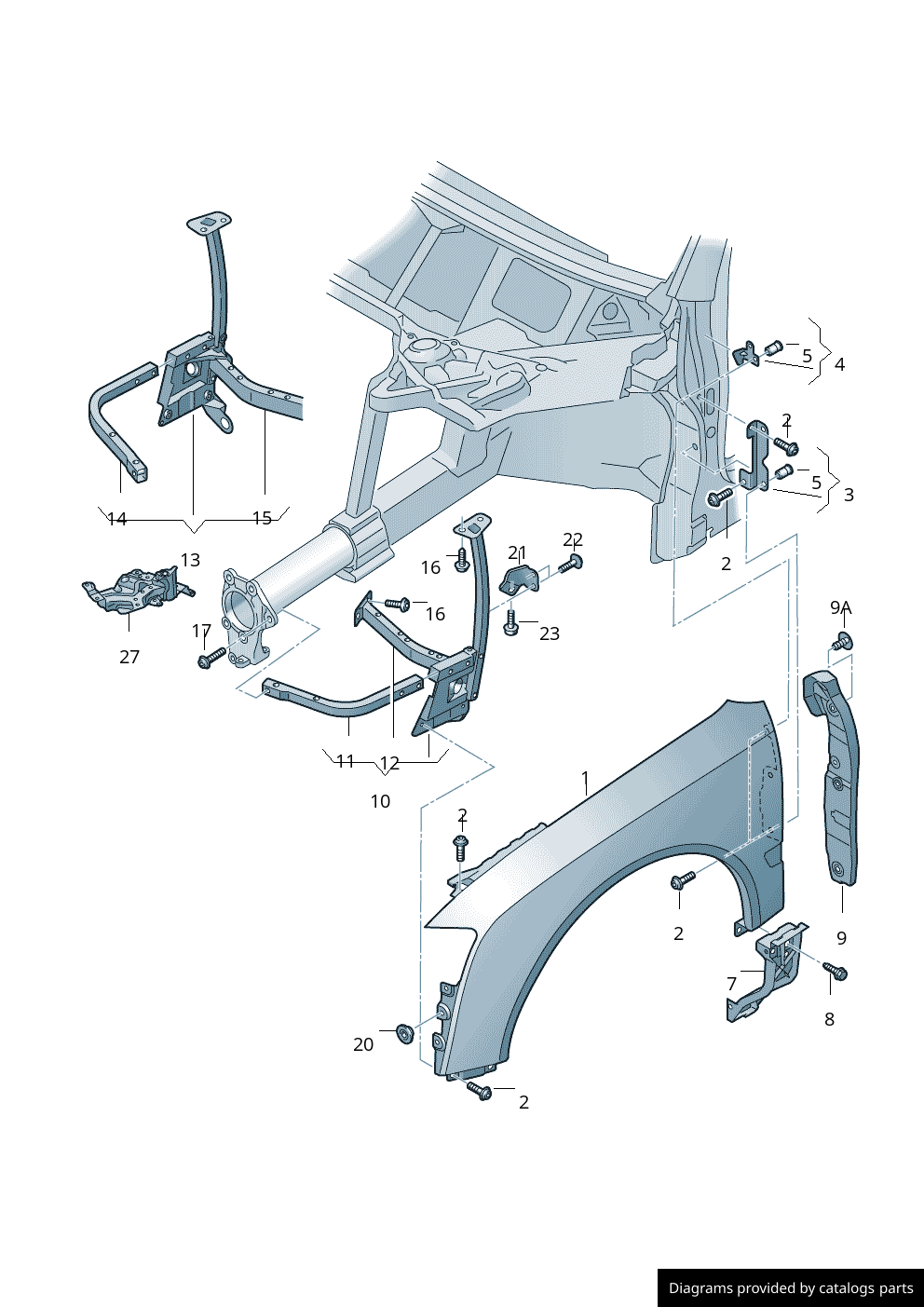 Car part diagram