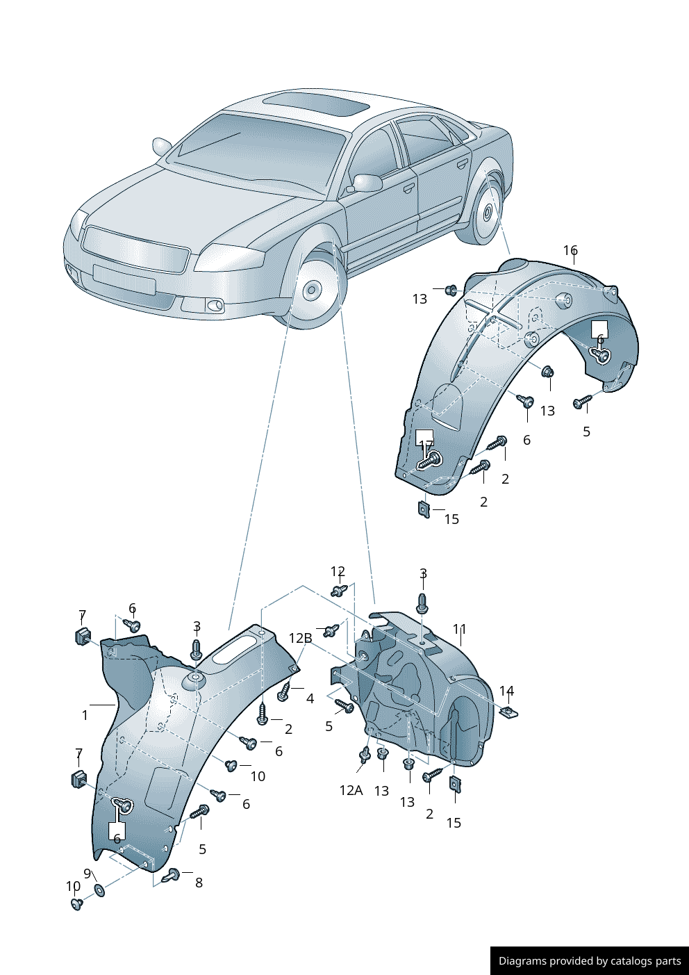 Car part diagram