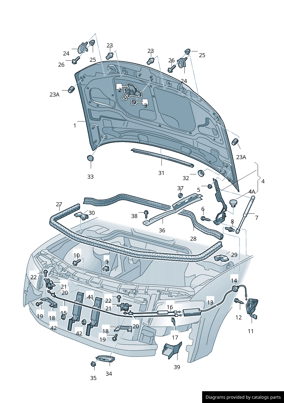 Car part diagram