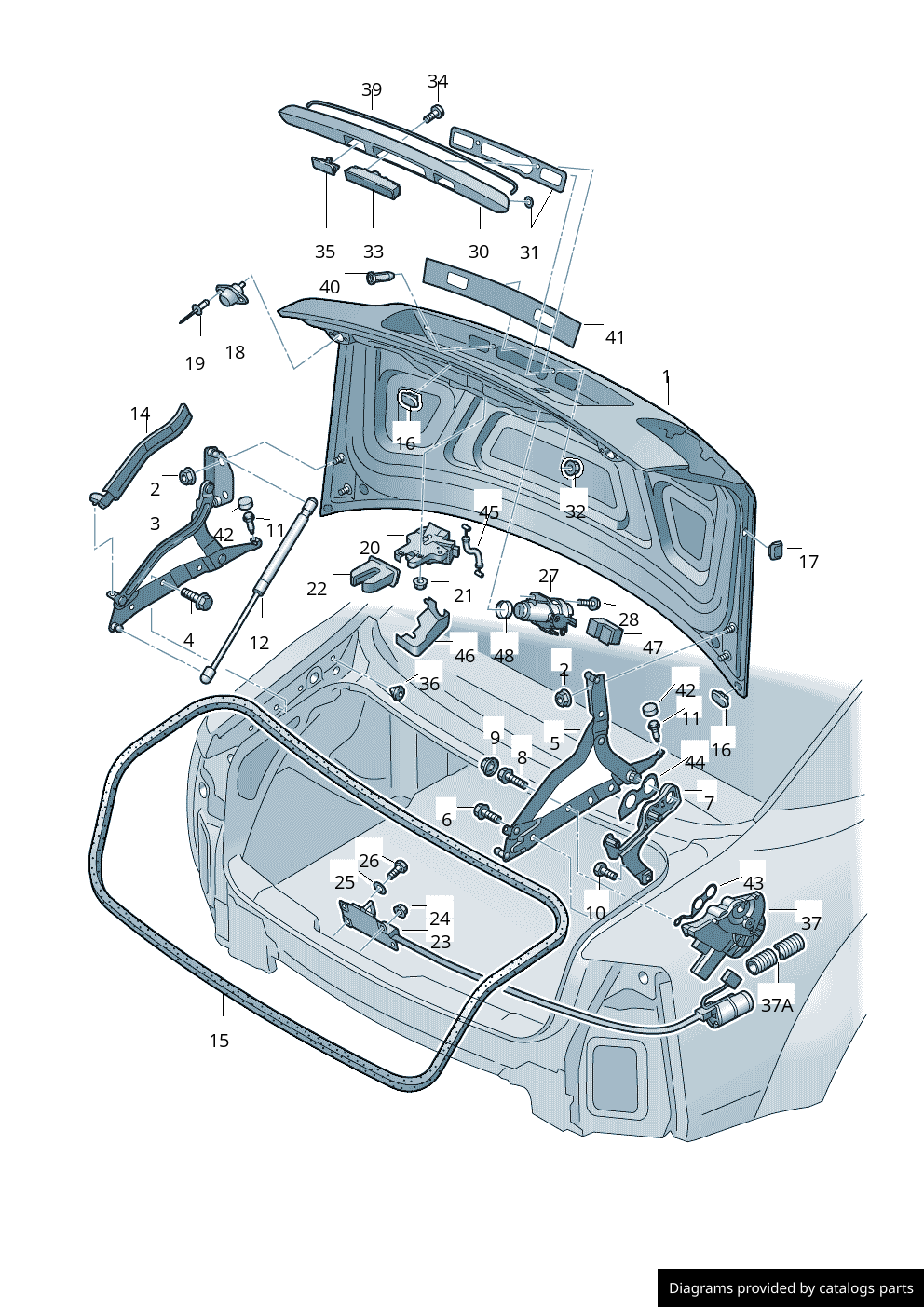 Car part diagram