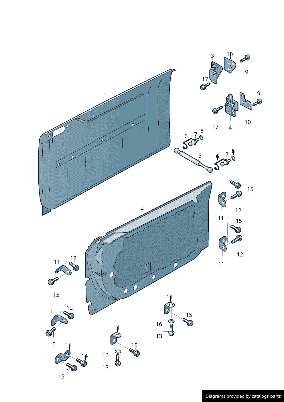 Car part diagram