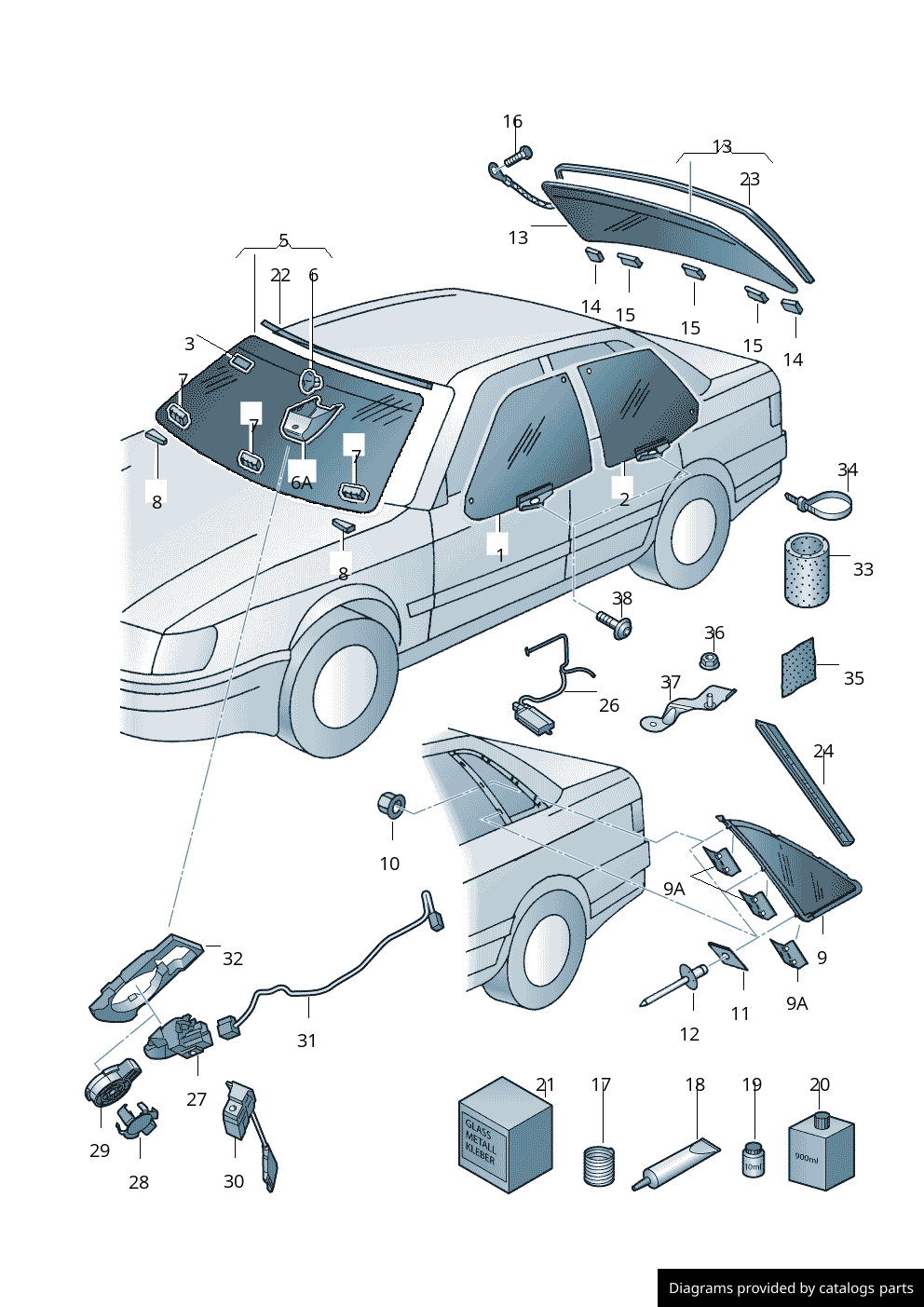 Car part diagram