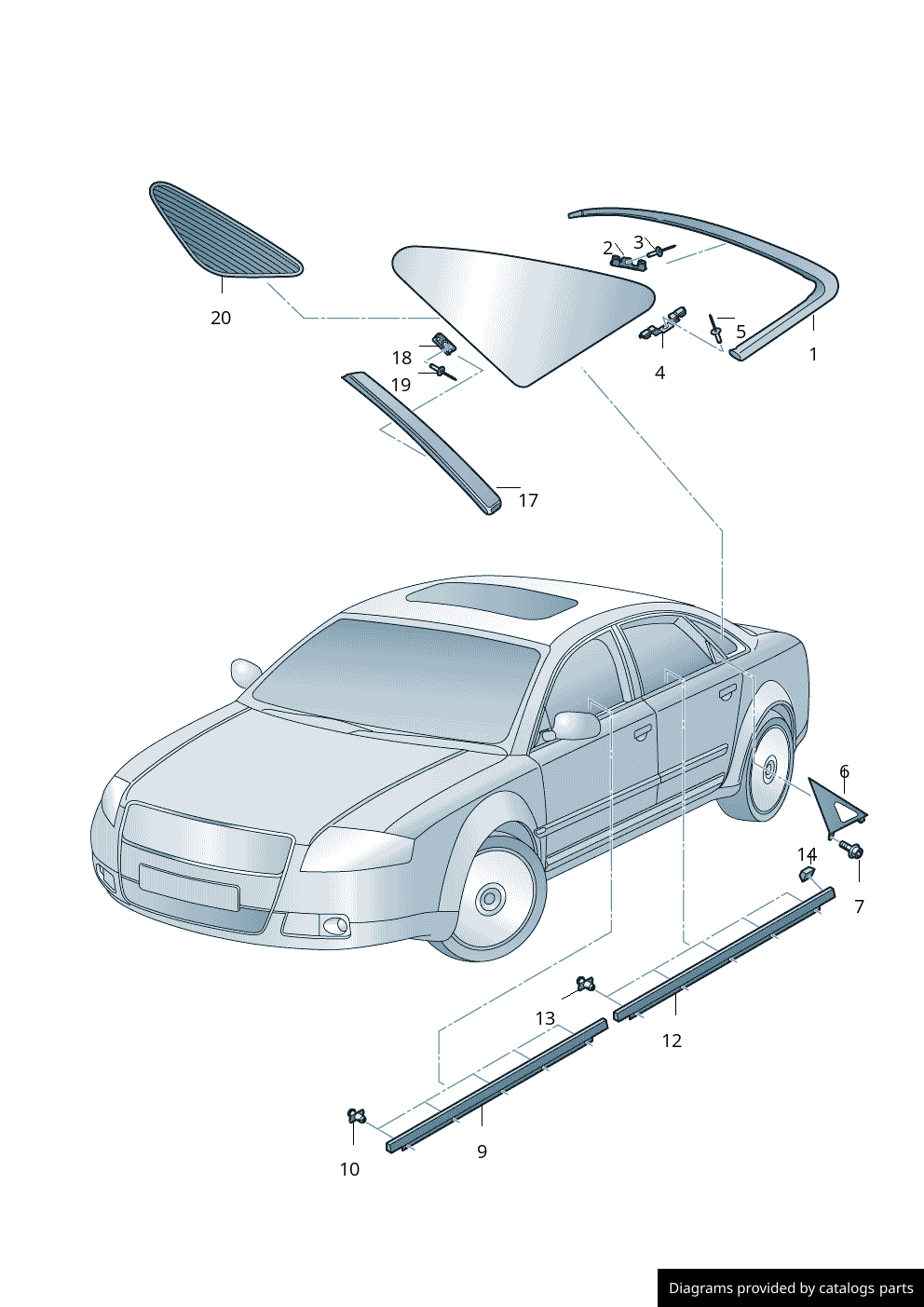 Car part diagram