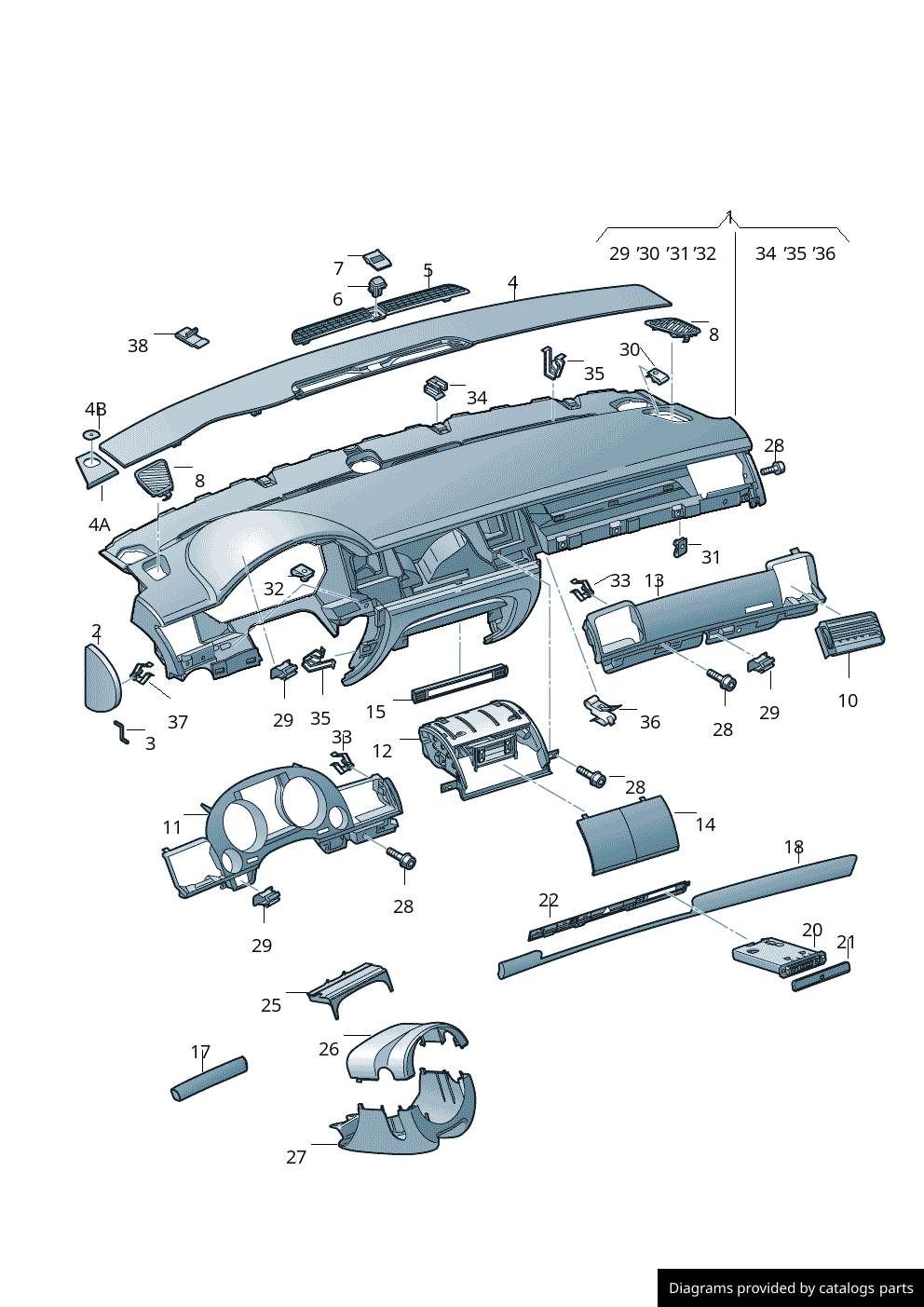 Car part diagram
