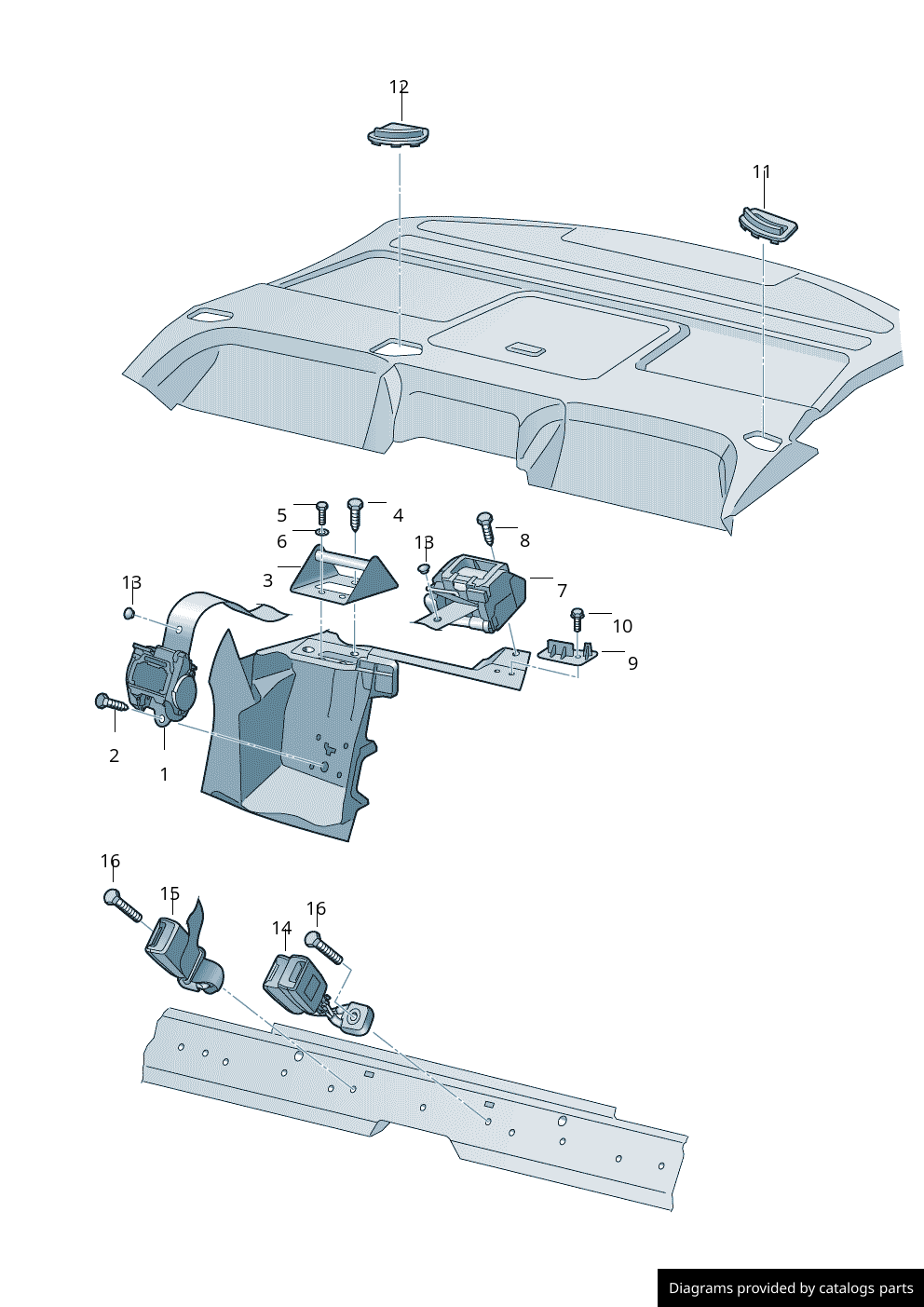 Car part diagram