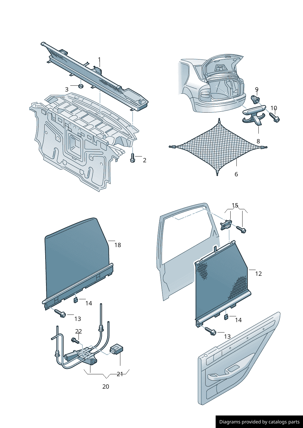 Car part diagram