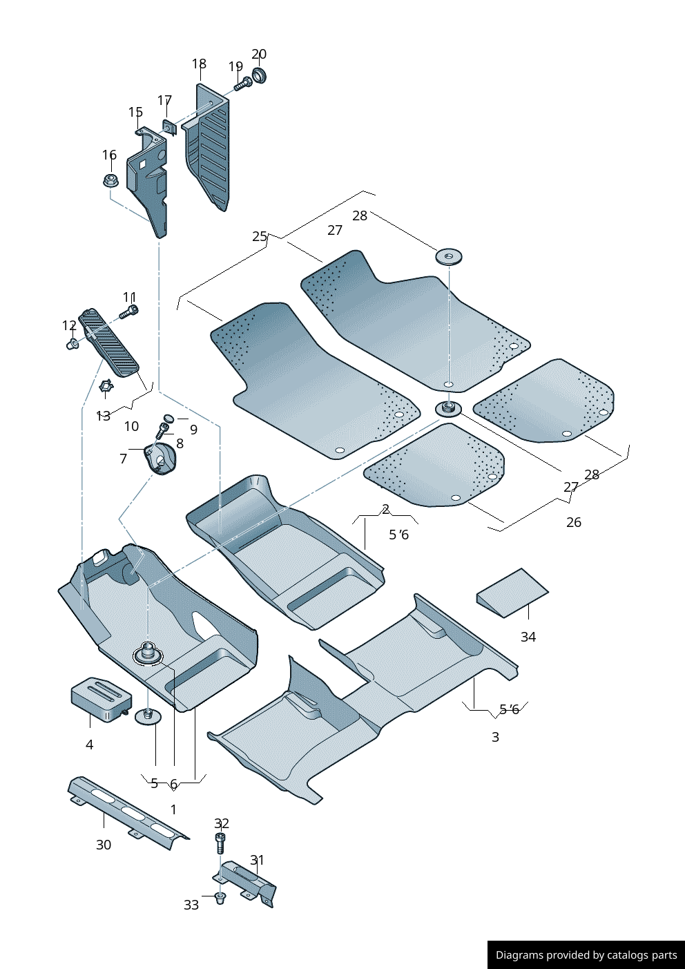 Car part diagram