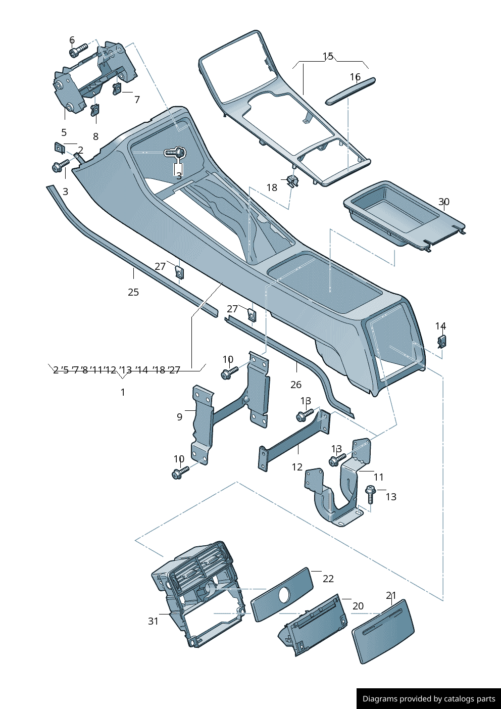 Car part diagram