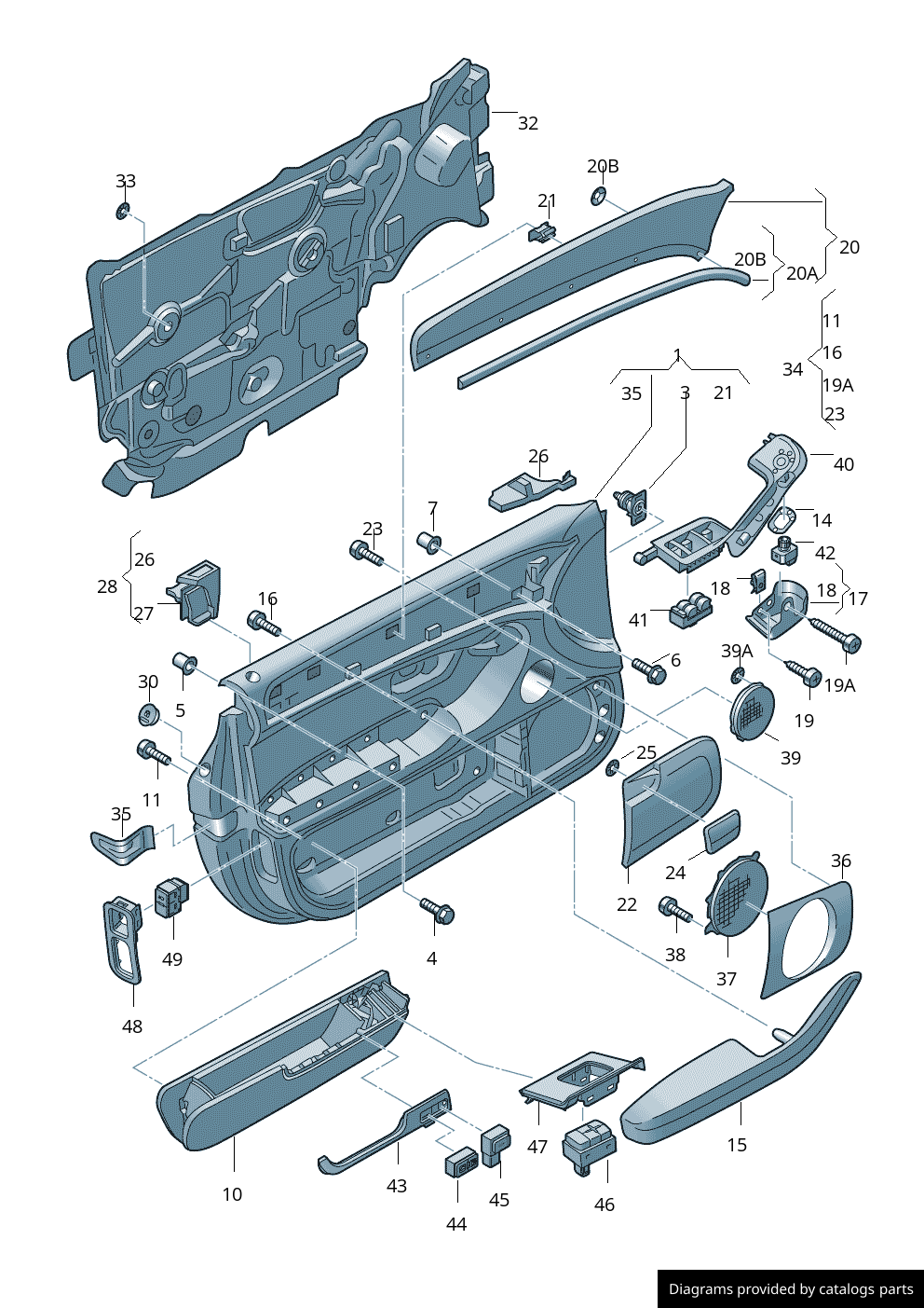 Car part diagram