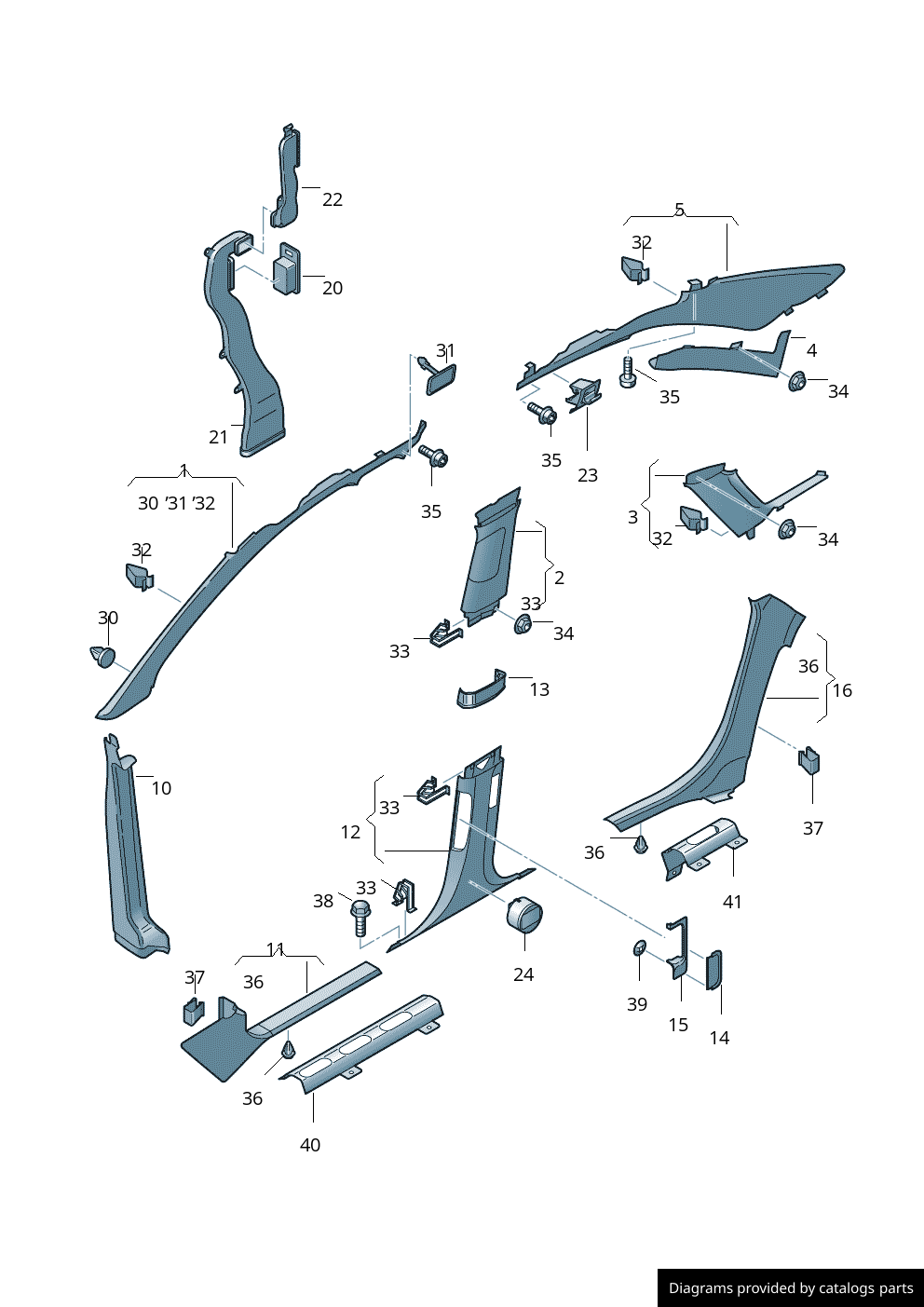 Car part diagram