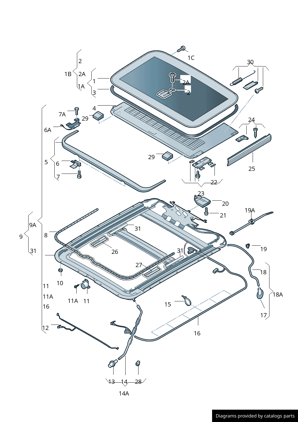Car part diagram